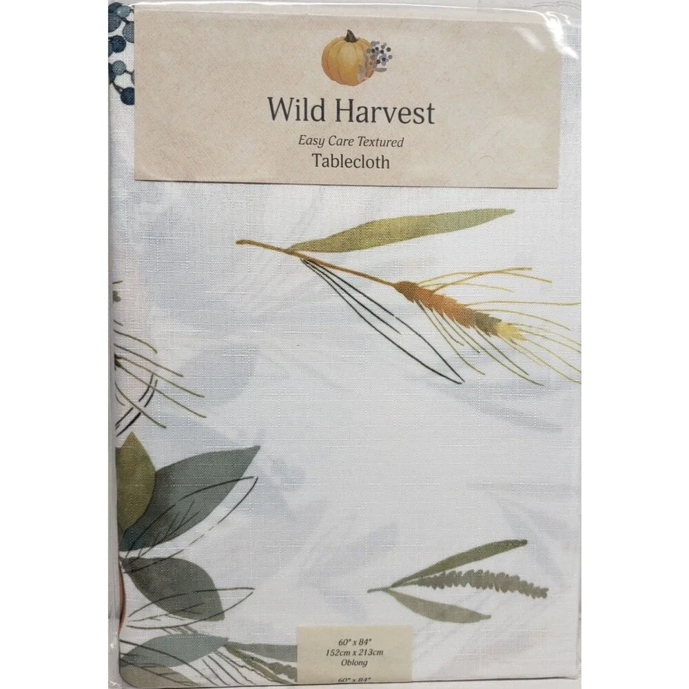 1 Printed Fabric Tablecloth, 60